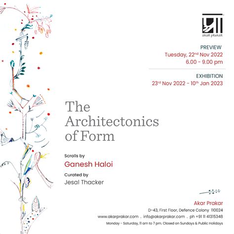 The Architectonics of Form: Scrolls by Ganesh Haloi — Akar Prakar