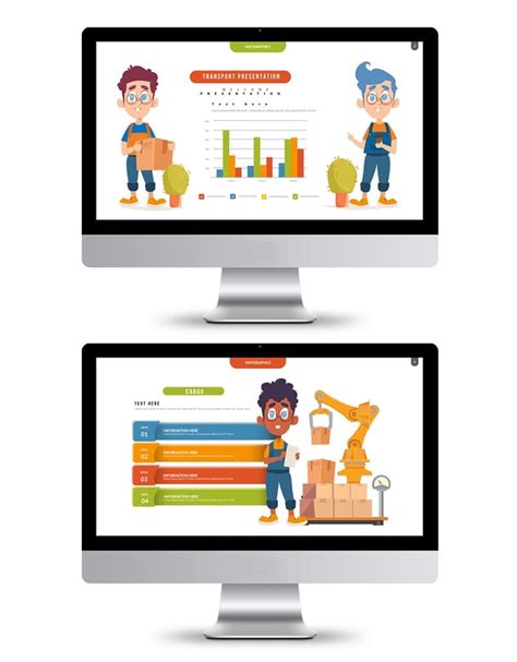 Logistic Google Slide Presentation Templates Incl. logistic & cargo - Envato