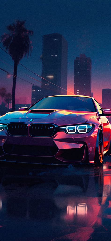 Red BMW M4 Wallpaper for iPhone - Cool BMW Car Wallpaper HD