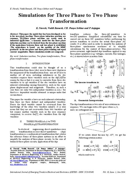 Three-Phase System Simulations 的图像结果