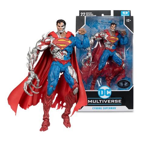 DC Multiverse New 52 Cyborg Superman PLATINUM - McFarlane Toys | Green ...