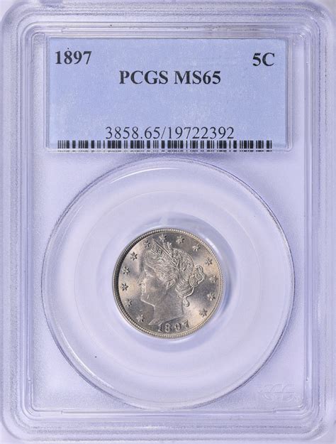 1897 Liberty Nickel PCGS MS-65 (Item 1887228) | GreatCollections Coin ...