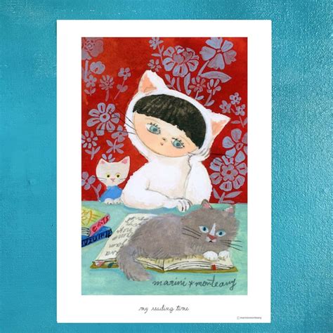 A4 POSTER「twins & flowers」 | molintika