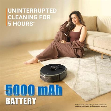 EUREKA FORBES SmartClean Auto Bin S2, 9000Pa High Suction Robotic ...