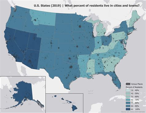 Usa Map With Cities And Towns