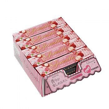 Lotte Glamatic Rose Chewing gum with rose and lychee flavor - buy ...