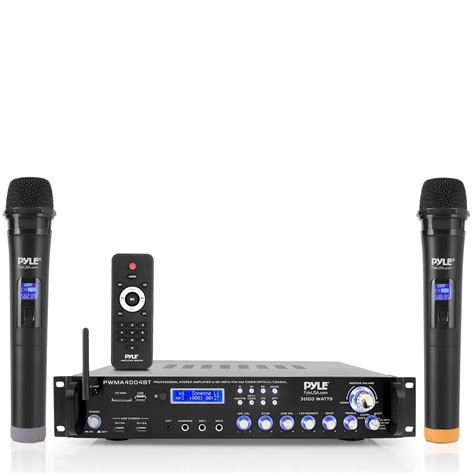 Pyle Bluetooth Multi-Channel Hybrid Pre-Amplifier System - 3000W Home ...