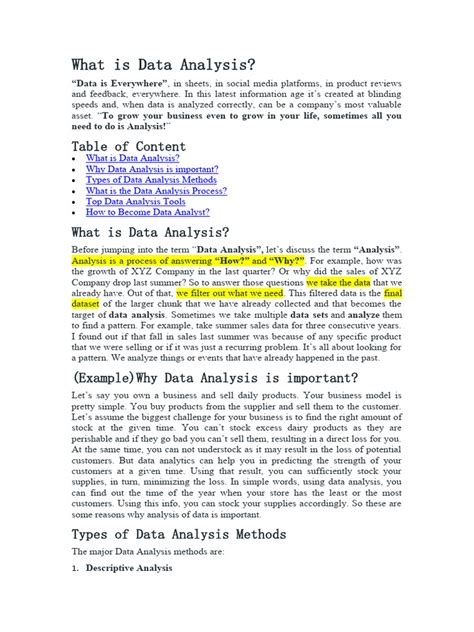 Image result for Introduction to Data Analysis PDF