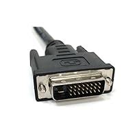 Micro Connectors, Inc. 6 feet Male to Male Dual Link DVI-D Cable (M05 ...