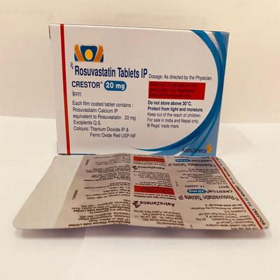 Crestor 20 MG Tablet (15): Uses, Side Effects, Price & Dosage | PharmEasy
