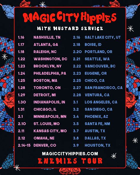 Tour Dates — Magic City Hippies
