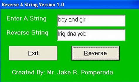 Image result for Visual Basic Code for Reversing String