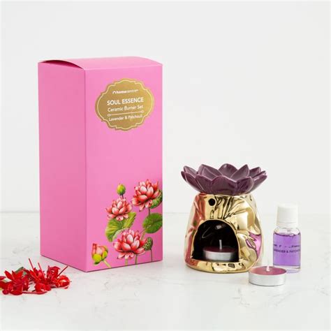 Buy Redolance Round Set Of 4Pcs. Ceramic Pot 1 Vaporizer Oil 2 ...