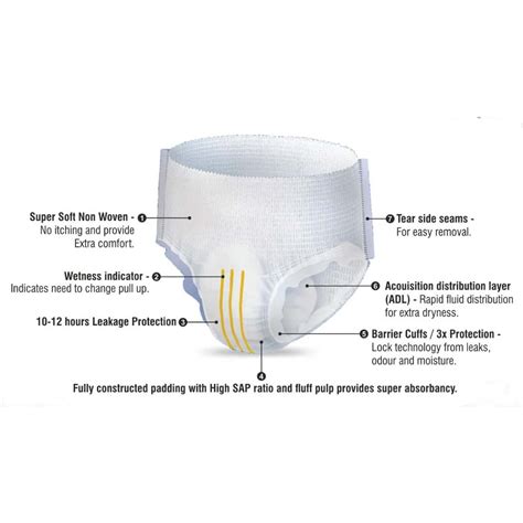 Buy RESPECT UNISEX ADULT DIAPER PANTS STYLE| 10-12 HOUR LEAKAGE ...