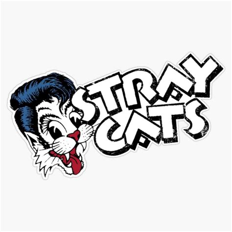 Leyland Designs Stray Cats Rockabilly Sticker - India | Ubuy