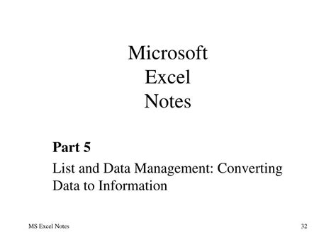 Image result for Microsoft Excel Notes