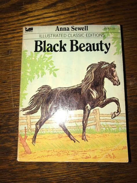 Vintage Book, Black Beauty Illustrated Classics Editions. A Paperback ...
