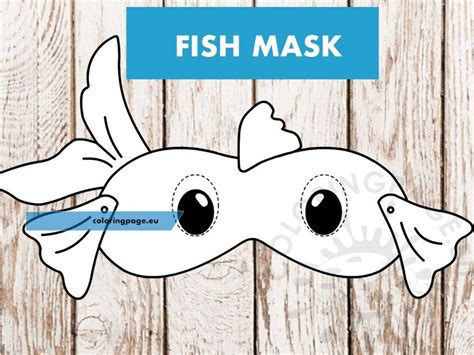 Image result for Fish Face Mask Pattern