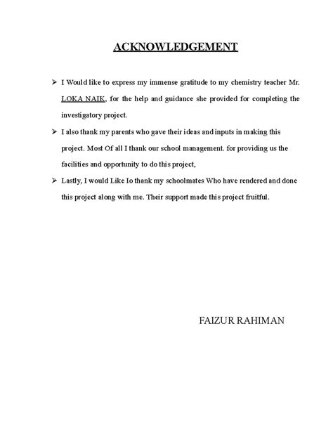 Document (7). faiz - Imp practical material - ACKNOWLEDGEMENT I Would ...