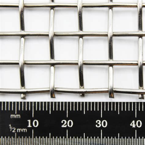 Woven 304 Stainless Steel Wire Mesh | 3 Mesh / 6.8mm Aperture - The ...