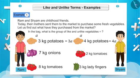 Like and Unlike Terms (Algebraic Expressions) | Part 2/3 | English ...