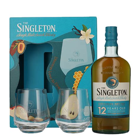 Віскі Singleton 12 y.o. + 2 glasses (Сінглтон 12 років зі склянками) 40 ...