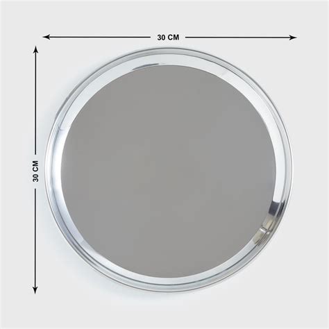 Buy Blaze Stainless Steel Dinner Plate - 30cm from Home Centre at just ...