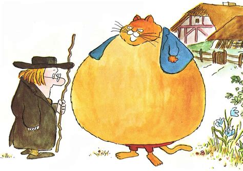 Fat cats, Vintage children's books, Cat illustration