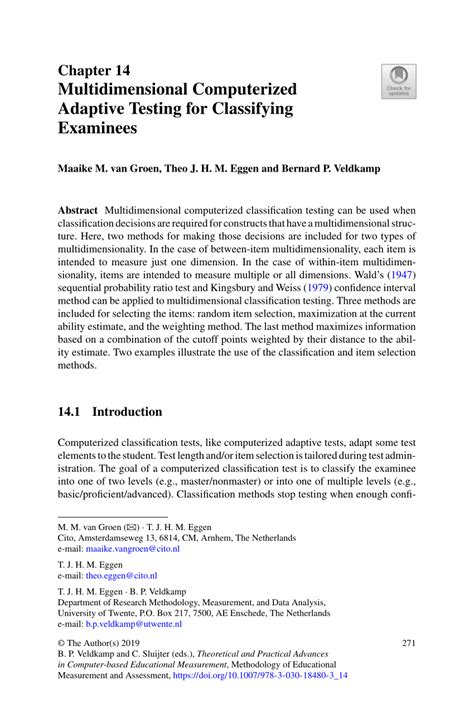Componenets of Computerized Adaptive Testing 的图像结果