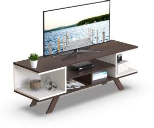 BLUEWUD Anatdol TV Unit With Storage Shelves for Books & Décor Upto 50 ...