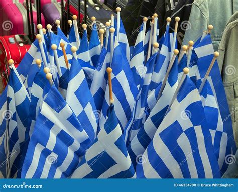 Greek Flags, Athens stock photo. Image of flags, patriotism - 46334798