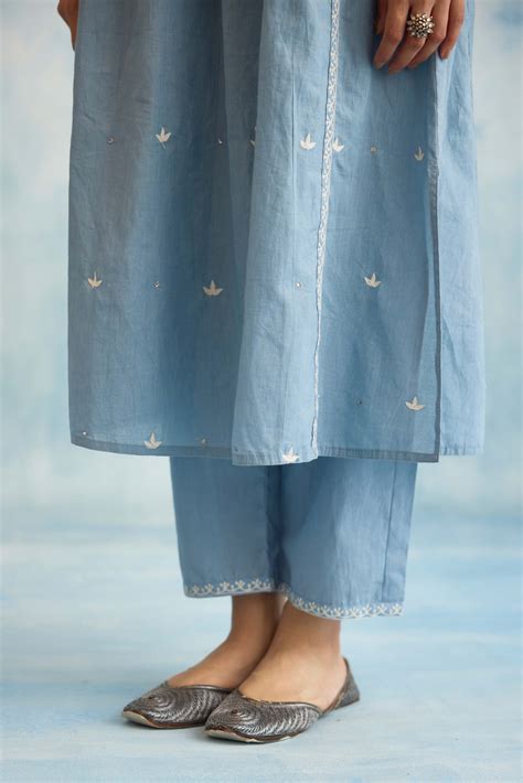 Meera Pant Light Blue – Sampada