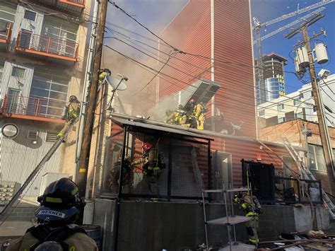 Fire department battles three-alarm fire at downtown SLC bar | ABC4 Utah