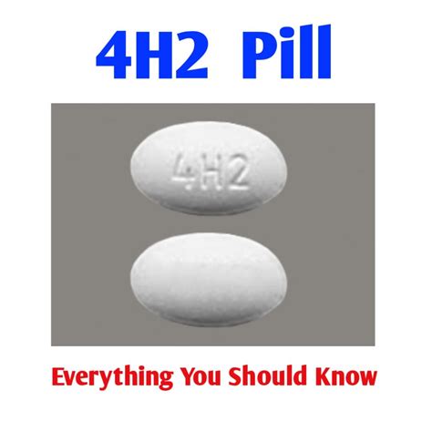 4H2 White Oval Pill