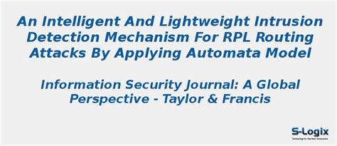 RPL routing attacks by applying automata model | S-Logix