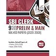 SBI Clerk 9 Year-wise Prelim & Main Solved Papers (2020 - 09) 2nd ...