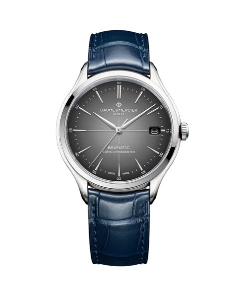 Baume & Mercier - Clifton 10550 Automatic Watch For Men with Blue ...