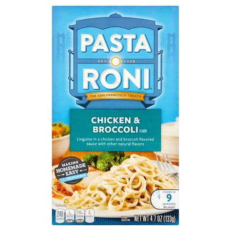 Pasta Roni Chicken & Broccoli Linguine, 4.7 oz Box - Walmart.com