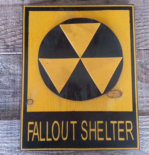 Fallout shelter fallout shelter sign - norlopa