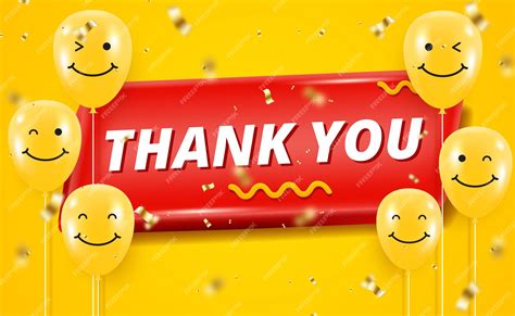 Концепция баннера спасибо | Премиум векторы