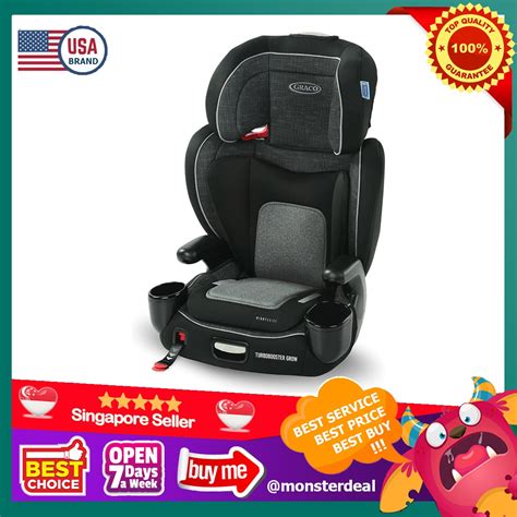 [YBR] Graco TurboBooster Grow High Back Booster Seat, Featuring ...
