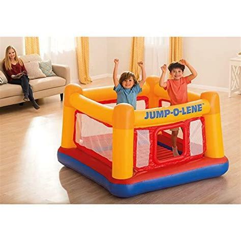 Buy Intex Inflatable Jump-O-Lene Playhouse Trampoline Bounce House for ...