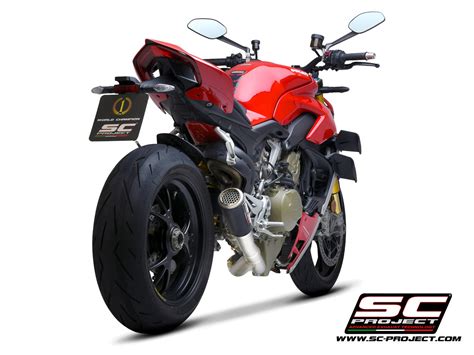 SC Project CR-T M2 2-1 Full Exhaust System for Ducati Streetfighter V4 ...