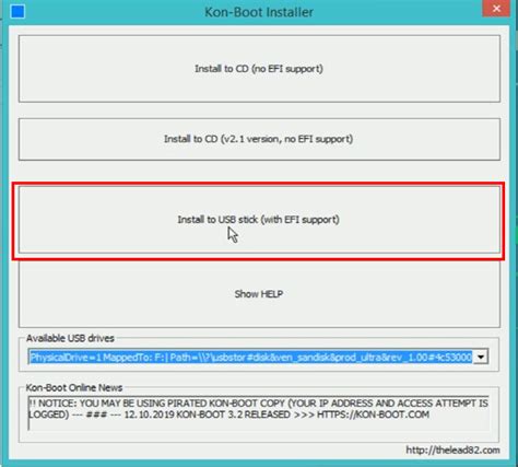 Kon-Boot: Bypass Windows Forgotten Password