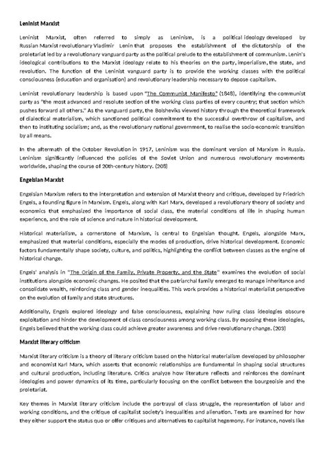 DSE4 - Leninist Marxist Leninist Marxist, often referred to simply as ...