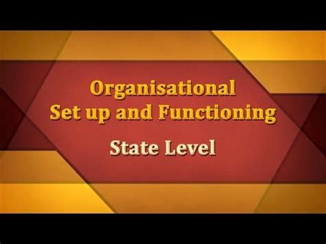 Organizational Setup and Functioning of Social Welfare Departments at ...