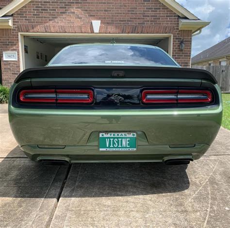 Custom License Plate for Dodge Challenger SRT Hellcat Redeye