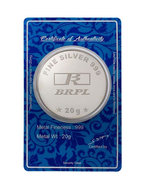 20 Gram Raksha Bandhan Silver Coin (999 Purity)