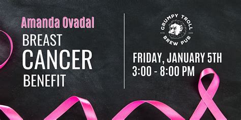 Breast Cancer Benefit: Amanda Ovadal, Grumpy Troll Brew Pub, Mount ...