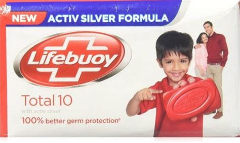 Buy Lifebuoy Germ Protection Soap, With Active Silver Defence +, 70g ...